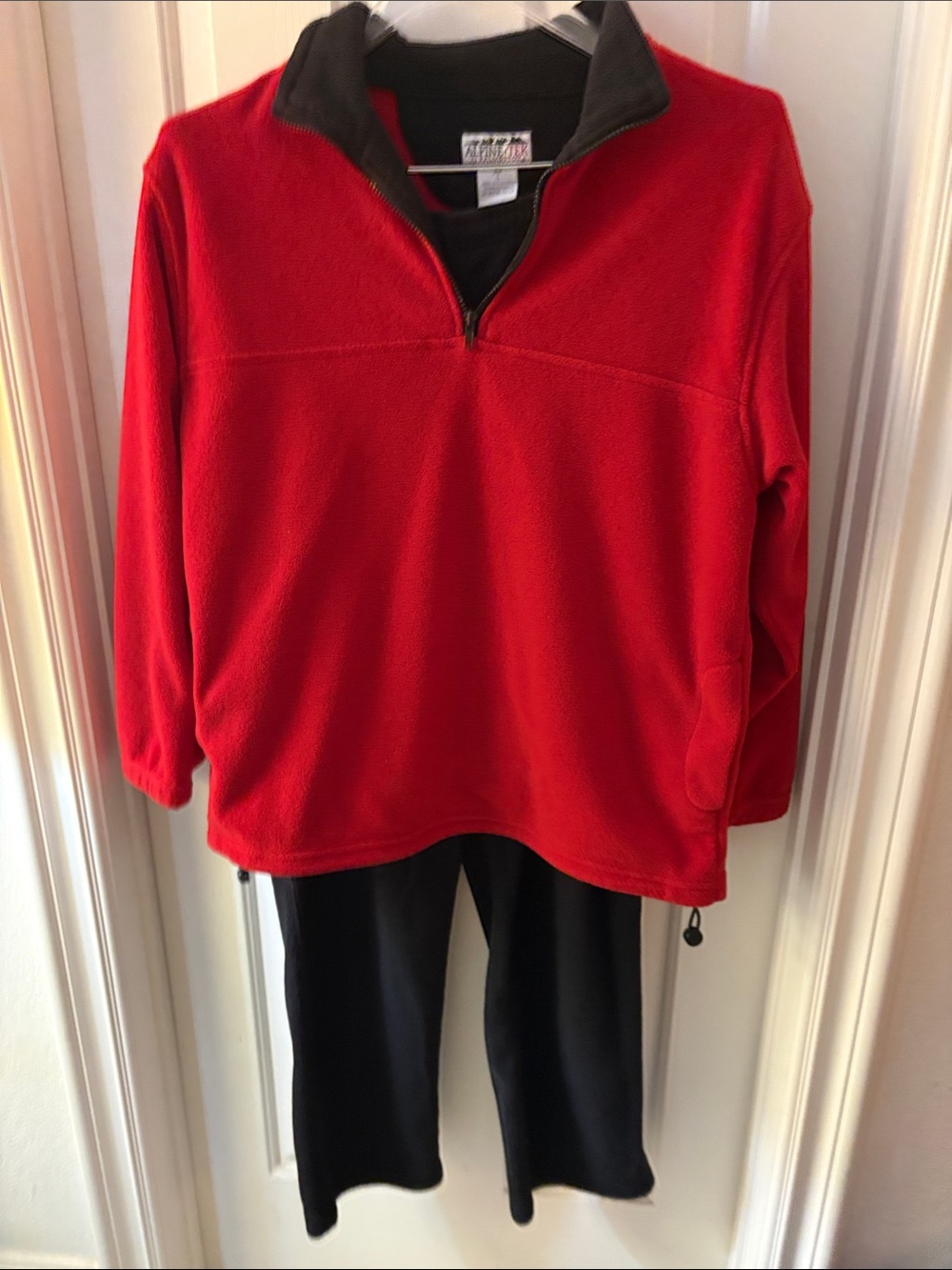 90’s  Vintage Men’s  Palmetto’s Alpine Tek 2-Pc Fleece Lounge Set Sz L